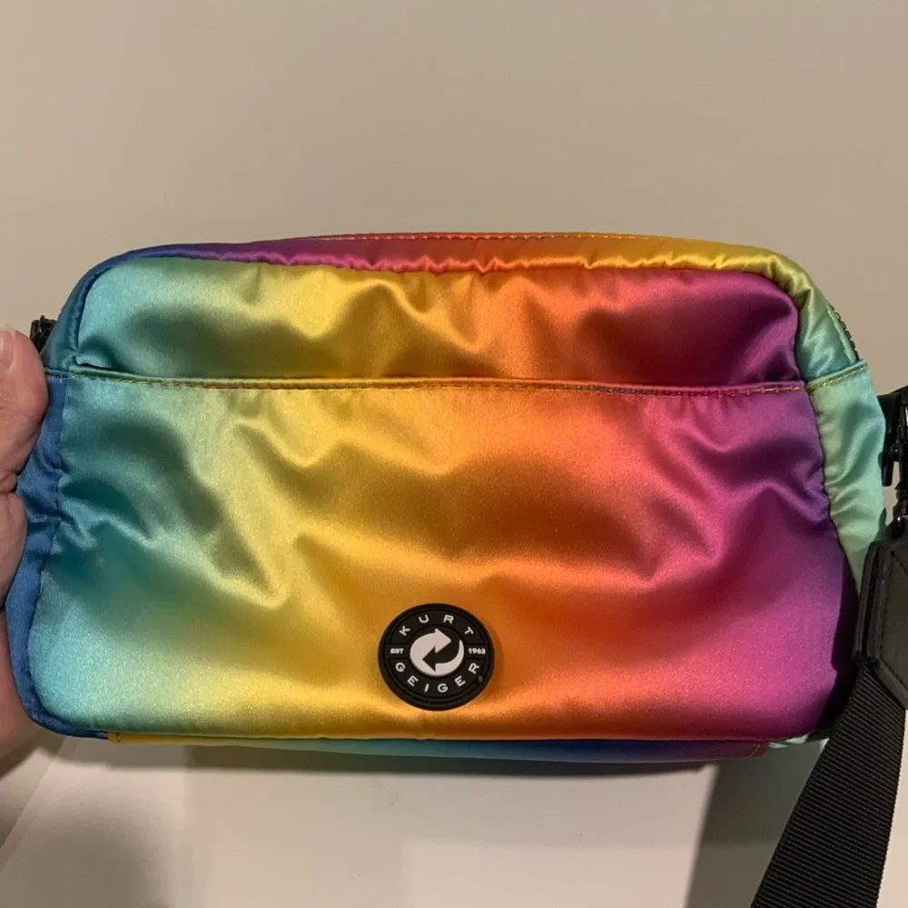Kurt Geiger new Colorful Quilted Crossbody Bag - Picture 9 of 12